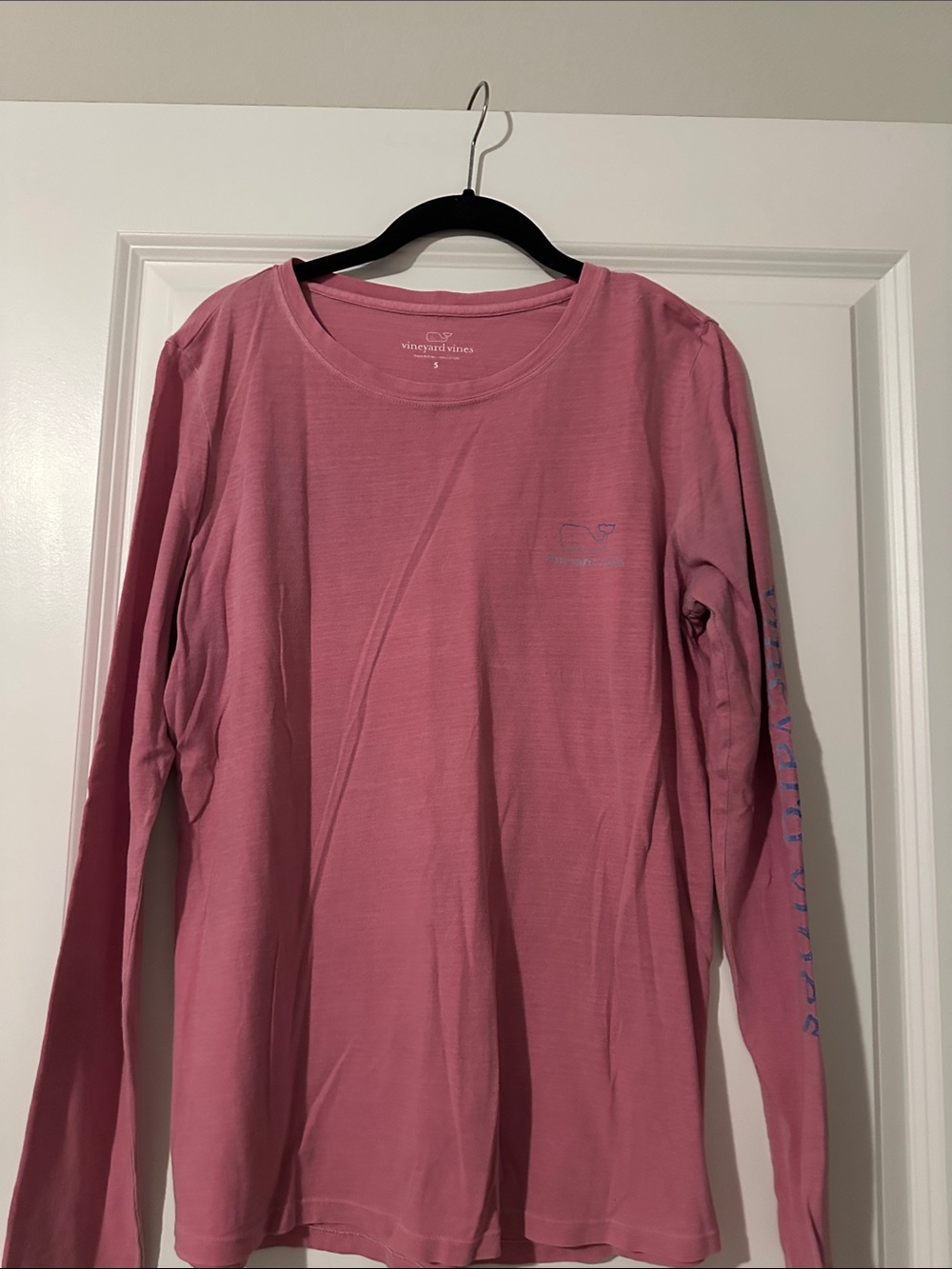 Vineyard Vines Dusty Rose Long Sleeve Tee